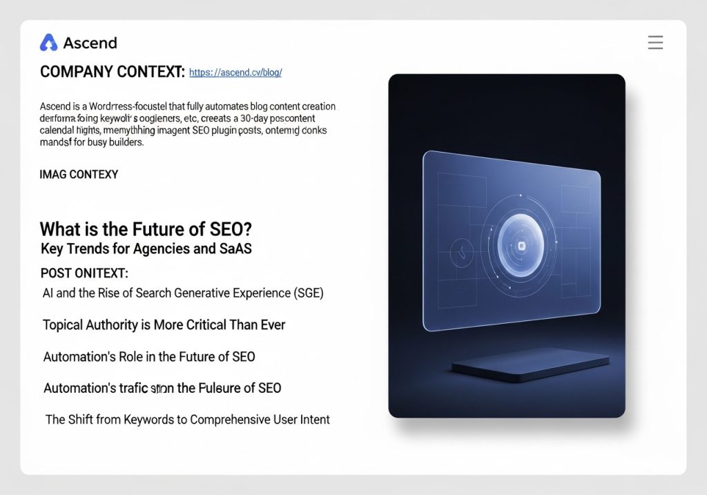 An abstract representation of a glowing neural network, symbolizing AI's impact on search and SGE.