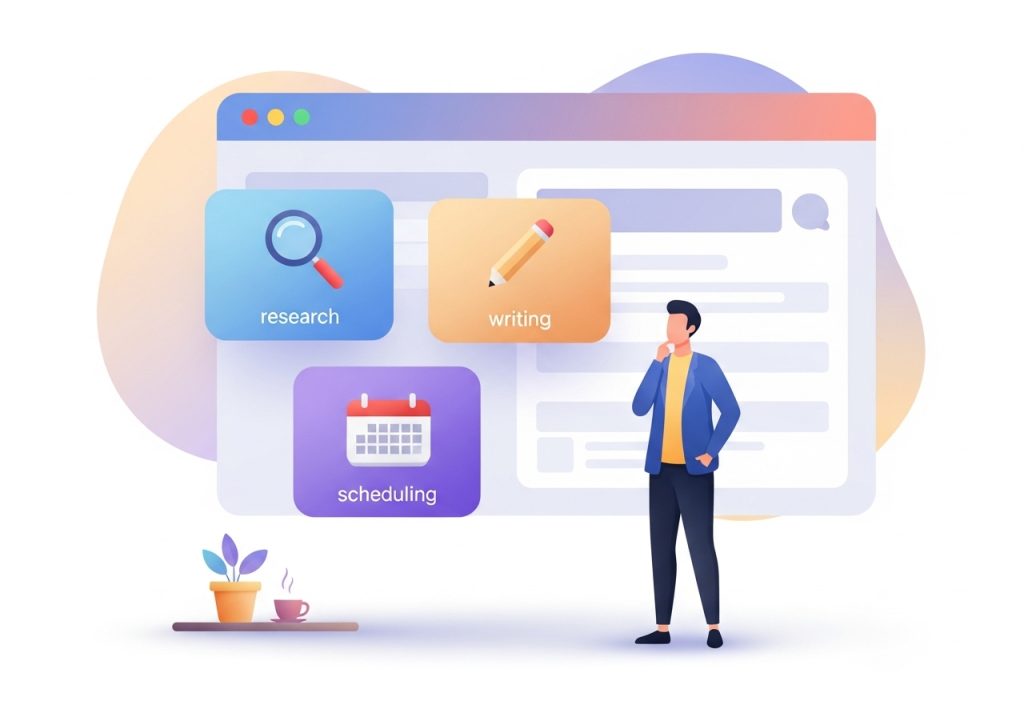 A professional choosing between different content automation tools for their workflow.